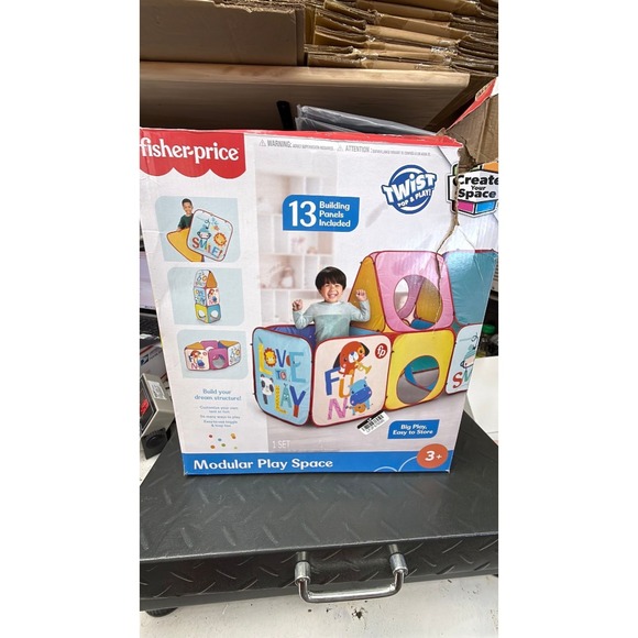 Fisher-Price Other - Fisher Price Modular Play Space Twist Pop & Play 13 Building Panels Tent Fort